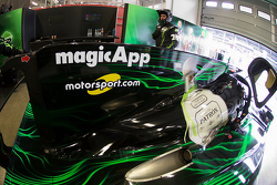 Das Logo von Motorsport.com auf dem #31 Extreme Speed Motorsports Ligier JS P2