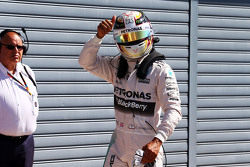 Poleman Lewis Hamilton, Mercedes AMG F1 Team