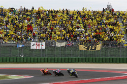 Valentino Rossi e Jorge Lorenzo, Yamaha Factory Racing and Marc Marquez, Repsol Honda Team