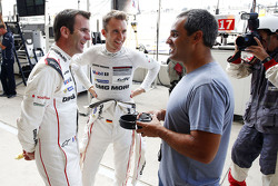 Timo Bernhard, Romain Dumas, Porsche Team, mit Juan Pablo Montoya