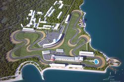 Il rendering dell'ipotizzato autodromo azero di Baku