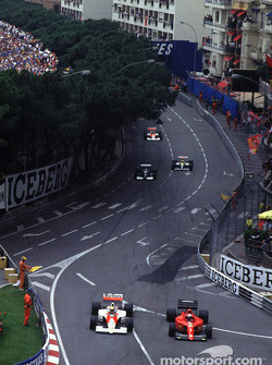 Pace lap: Ayrton Senna y Alain Prost