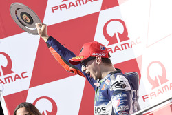 Podium: segundo lugar, Jorge Lorenzo, Yamaha Factory Racing