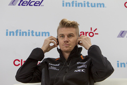 Nico Hulkenberg, Sahara Force India en una conferencia de prensa en la Ciudad de México
