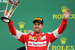 Podio: Tercer lugar Sebastian Vettel, Scuderia Ferrari