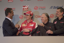 Carlos Slim, Presidente di América Móvil, Esteban Gutiérrez Haas F1 Team, Gene Haas e Guenther Stein