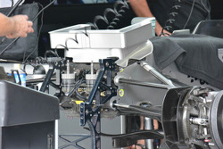 Mercedes AMG F1 W06, Detail der Frontpartie