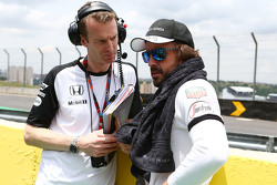 Fernando Alonso, McLaren sulla griglia