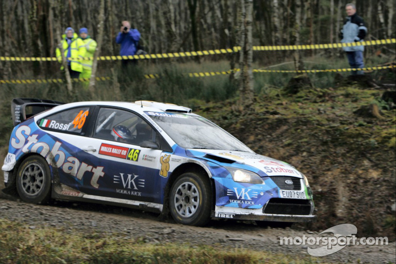Rallye Großbritannien 2008: Valentino Rossi, Carlo Cassina, Ford Focus RS WRC