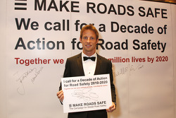 F1 World Champion Jenson Button lends his support to the Decade of Action for Road Safety campaign