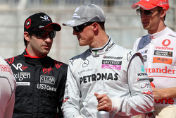 Timo Glock, Virgin Racing, Michael Schumacher, Mercedes GP