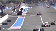 Andrea Pizzitola's big crash, Formula Renault 2.0 at Paul Ricard 2013 Andrea Pizzitola's big crash, Formula Renault 2.0 at Paul Ricard 2013