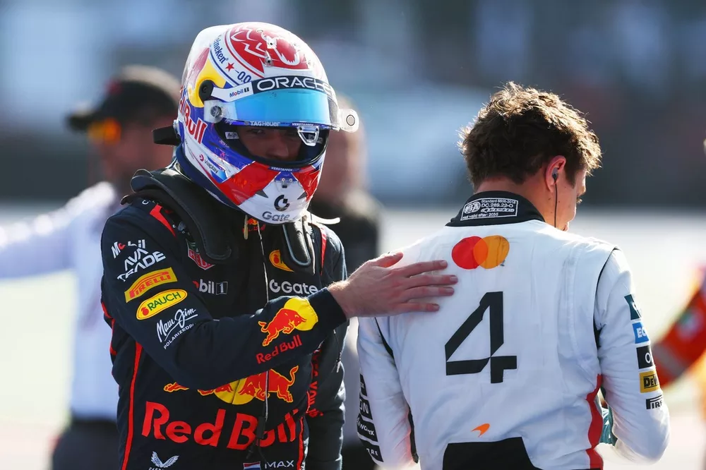 Lando Norris, McLaren, Max Verstappen, Red Bull Racing