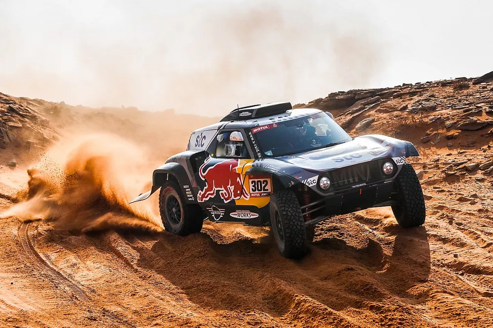 #302 X-Raid Mini JCW Team: St&eacute;phane Peterhansel, Edouard Boulanger