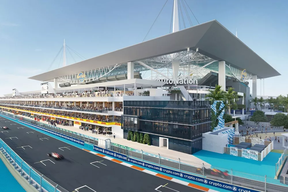 Miami GP new Paddock Club rendering