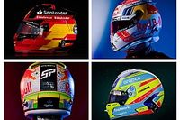 Todos los cascos de los pilotos de la temporada 2023 de F1