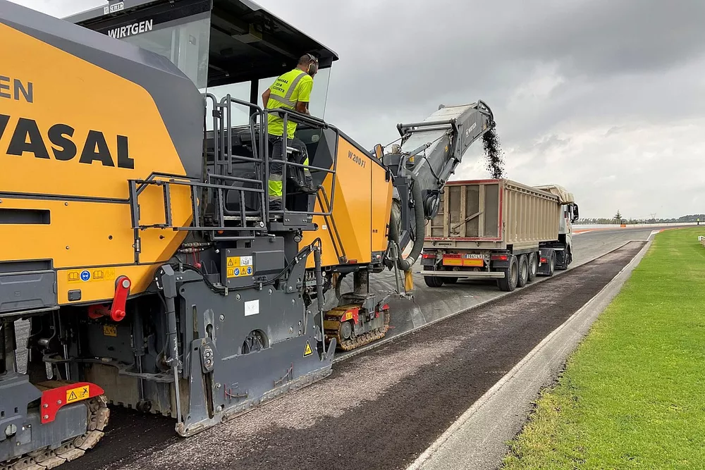 Les travaux de rénovation sur le circuit Ricardo Tormo