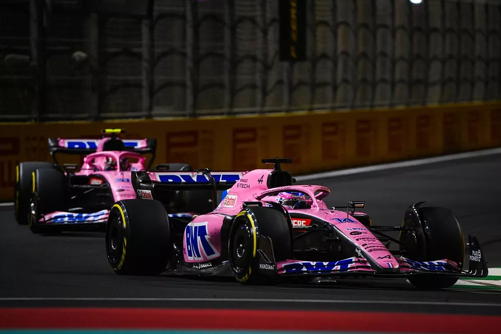 Fernando Alonso, Alpine A522, Esteban Ocon, Alpine A522