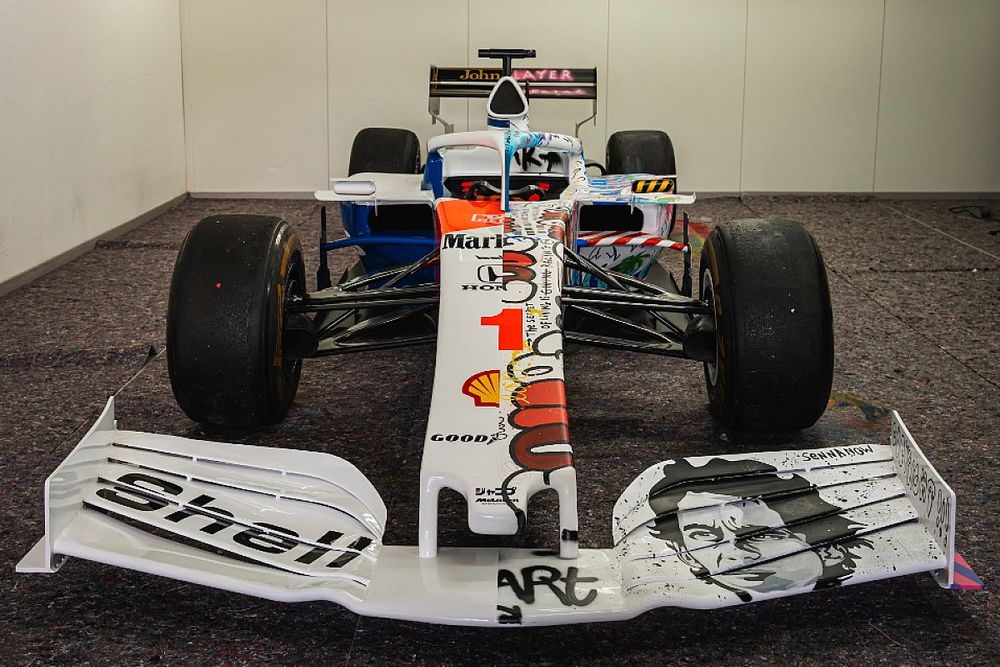  L'artista  Francese Jisbar, dedica una F1 ad Ayrton Senna
