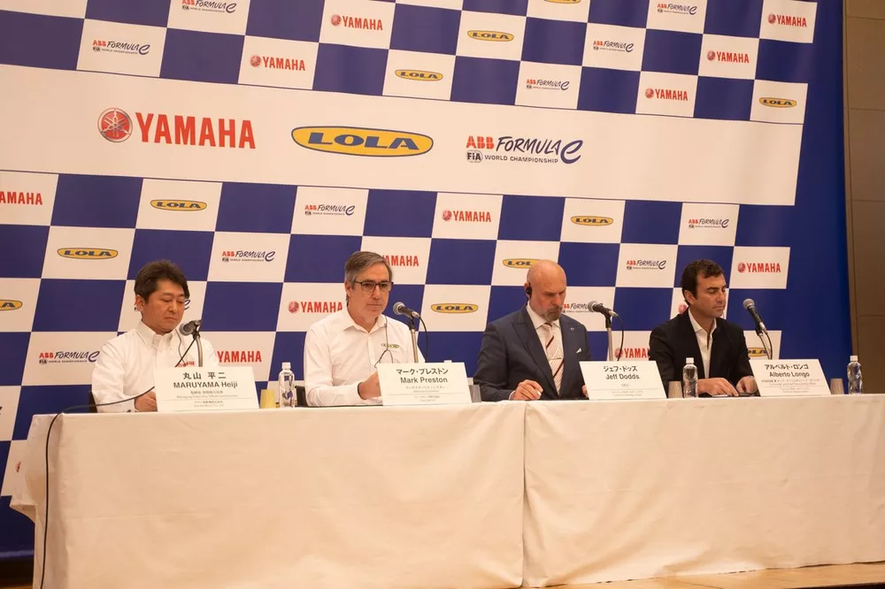 Yamaha Lola FormulaE Press conference
