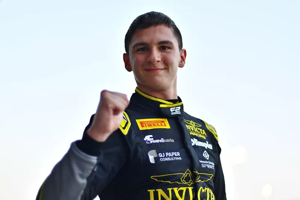 Pole sitter Leonardo Fornaroli, Invicta Racing