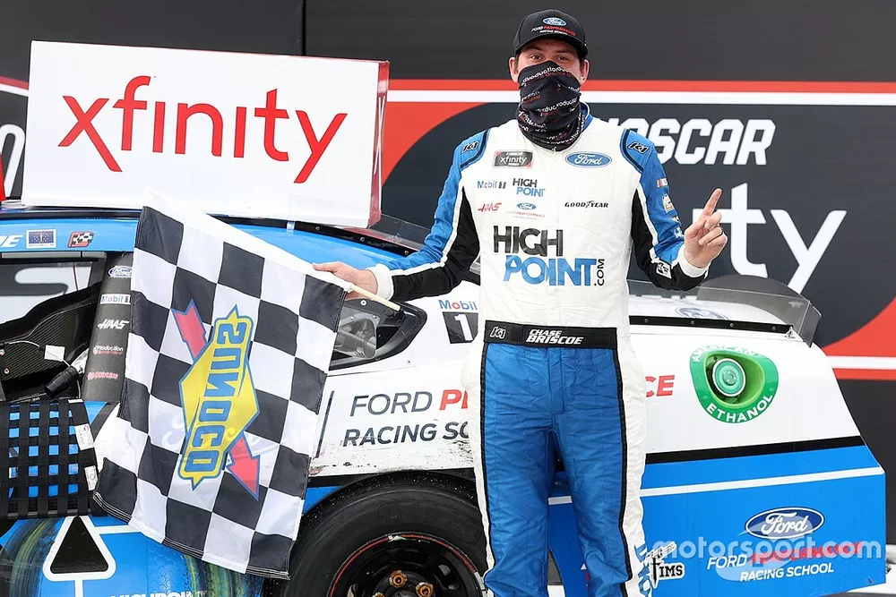 Race Winner Chase Briscoe, Stewart-Haas Racing, Ford