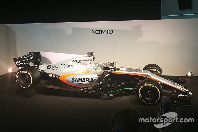 Force India ontsluiert Formule 1-bolide voor 2017 op Silverstone