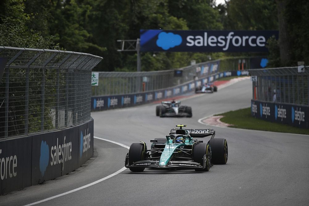 Fernando Alonso, Aston Martin AMR23, George Russell, Mercedes F1 W14, Esteban Ocon, Alpine A523