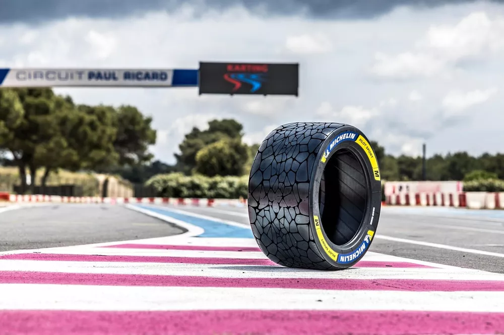 Michelin, gomme slick composte dal 50% di materiale sostenibile, WEC Test Paul Ricard