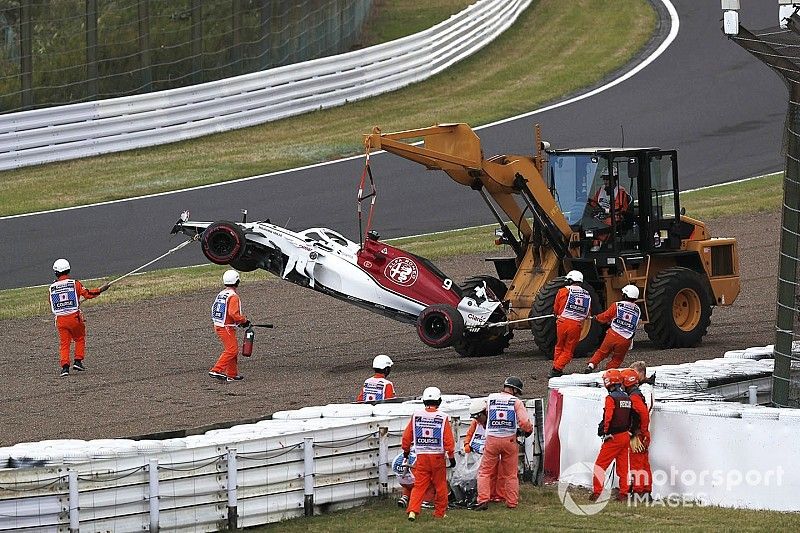 Accidente de Marcus Ericsson, Sauber C37