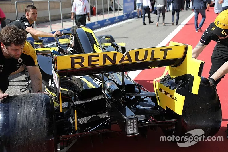 D&eacute;tails techniques de la Renault, F1 Team