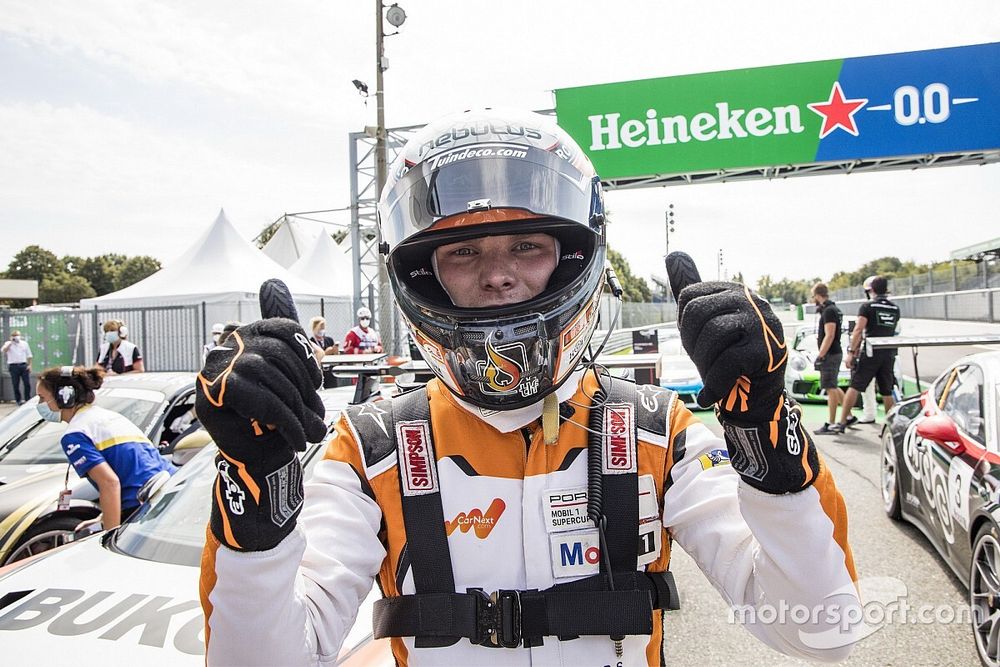 Race winner Larry ten Voorde, Team GP Elite