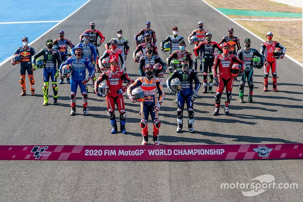 La clase de MotoGP de 2020