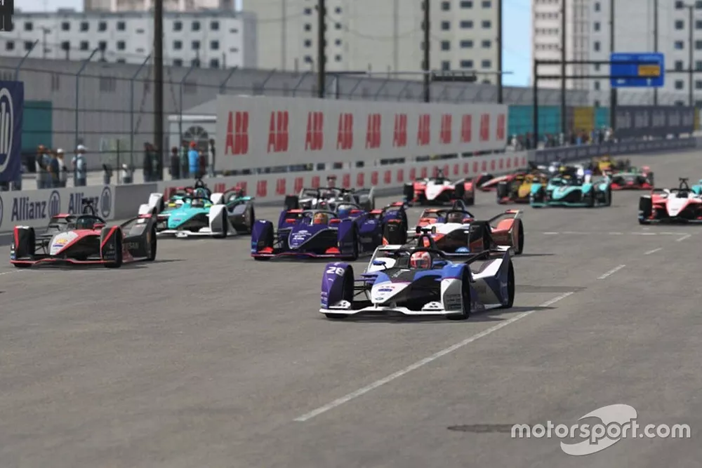 Maximilian G&uuml;nther, BMW I Andretti Motorsports m&egrave;ne au d&eacute;part