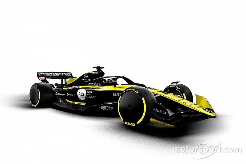 Coche de Renault F1 Team 2021