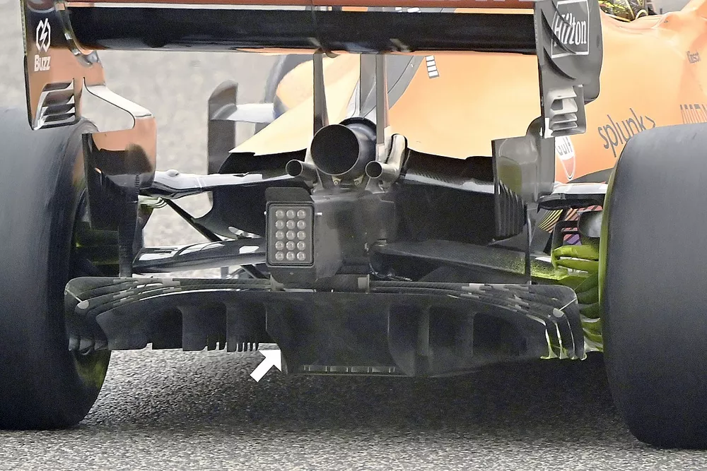 McLaren MCL35M rear detail