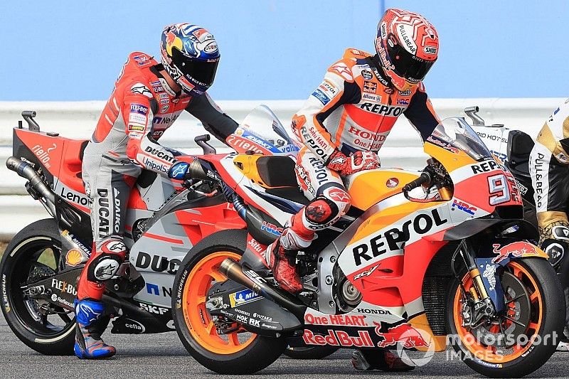 Marc Marquez, Repsol Honda Team, Andrea Dovizioso, Ducati Team