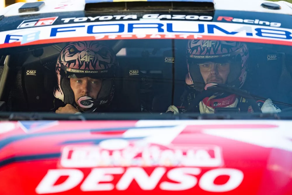 Oliver Solberg, Elliott Edmondson, Toyota Gazoo Racing WRT Toyota GR Yaris Rally1