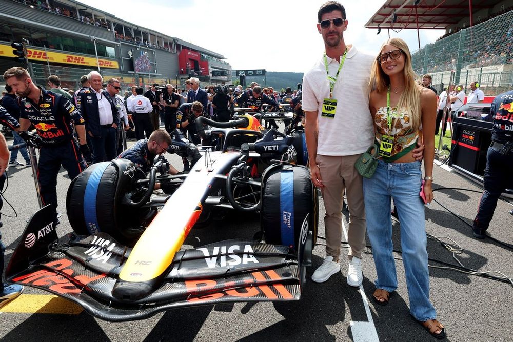 Thibaut Courtois and Mishel Gerzig-Courtois 