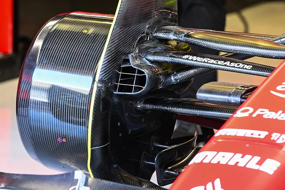 Ferrari F1-75 front brake detail