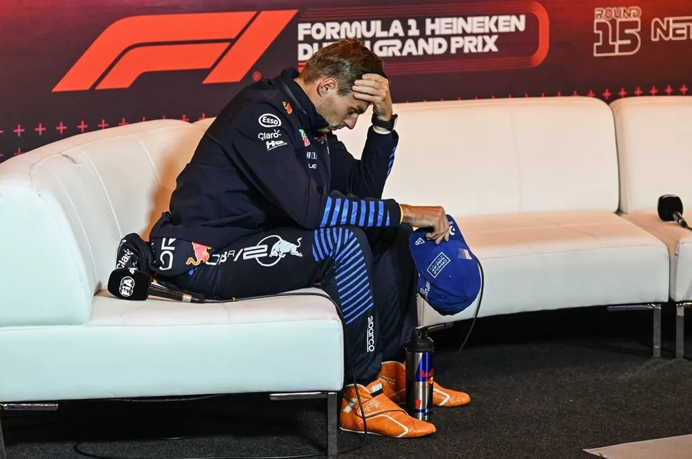 Max Verstappen, Red Bull Racing, 2nd position, in the Press Conference 