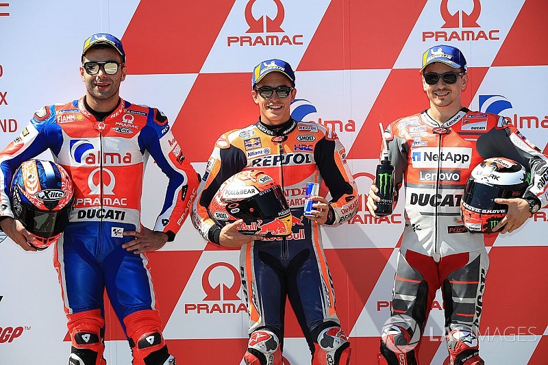 Starting grid MotoGP Jerman 2018