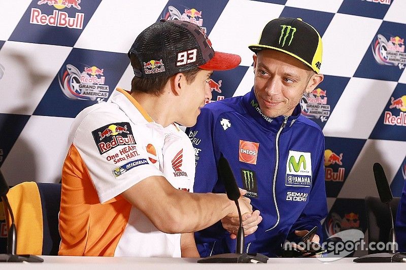 Marc M&aacute;rquez, Repsol Honda Team, Valentino Rossi, Yamaha Factory Racing
