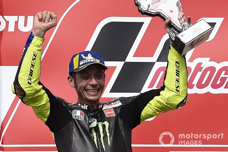Podium : le deuxième, Valentino Rossi, Yamaha Factory Racing