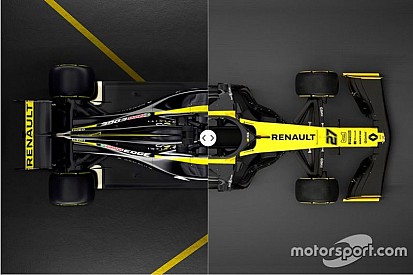 Vergleich Design Formel-1-Autos 2018 vs. 2019: Renault