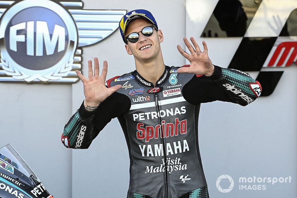 Ganador de la pole Fabio Quartararo, Petronas Yamaha SRT