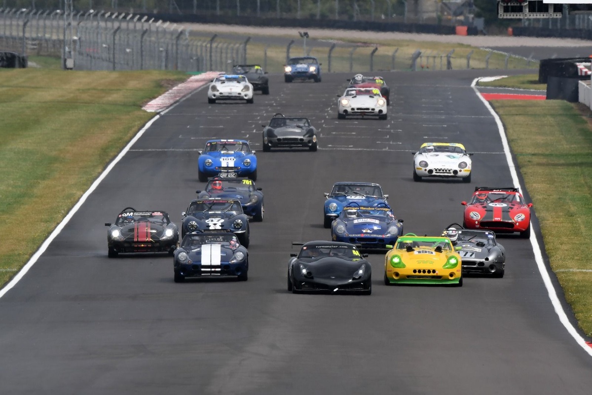 Reuben stars in a Griffith in special TVR anniversary race at Donington Park