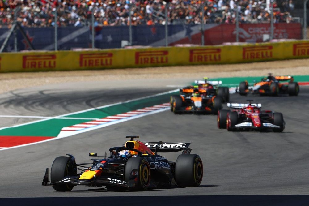 Charles Leclerc, Ferrari, Lando Norris, McLaren, Max Verstappen, Red Bull Racing