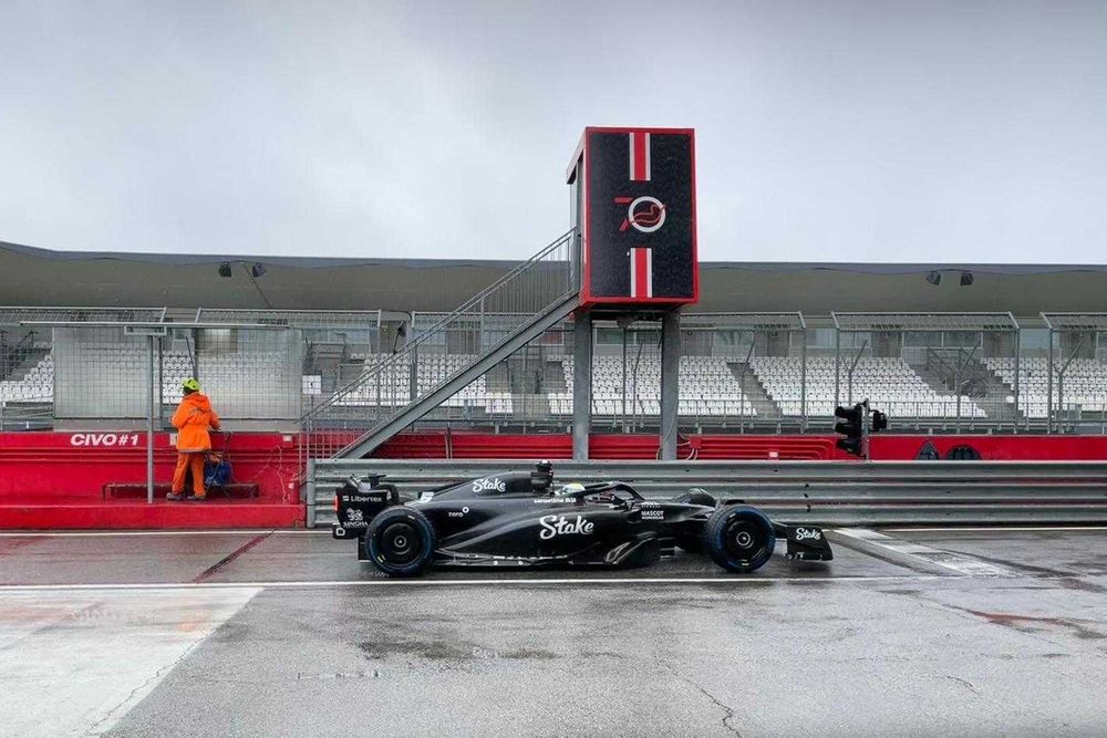 Sauber testing at Imola