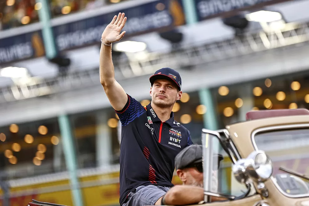 Max Verstappen, parata dei piloti